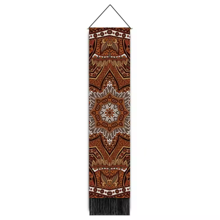 Tapiz con patrón de mandala, pinturas murales, toallas de playa, tela colgante para decoración del hogar - 1