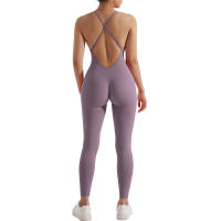 Mono ajustado para mujer, mono deportivo informal para todas las estaciones, ropa deportiva ajustada sin mangas, mono todo en uno, ropa para mujer - details 78