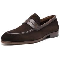 Zapatos de monje informales Oxford de vestir de cuero doble de oficina formal para hombres de moda - details 1
