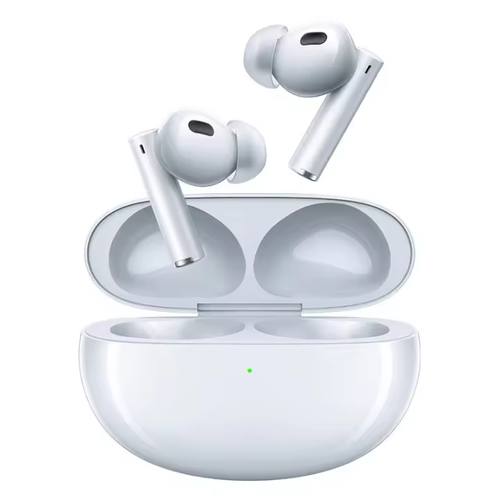 Realme Auriculares Inalámbricos Air 6 Pro, cascos con Bluetooth 2,0, Cancelación de Ruido, Mar Profundo, 50dB, IP55, 5,3, Blanco - 1