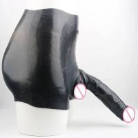 Empaque privado SEXY FAAK Pantalones de silicona negros con manga de alargamiento, consolador realista hueco usable, masturbador masculino, juguetes sexuales para hombres - details 5