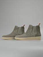 Botas Chelsea casuales de cuero premium británico, piel de alta calidad, color sólido. - details 35