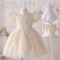 Vestido de princesa para niña, lujoso vestido de fiesta de cumpleaños para bebé, actuación de Piano de alta gama, flor, boda - details 0