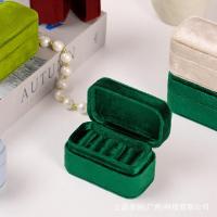 Caja de almacenamiento de anillo, portátil y pequeña, paño de pelusa - details 2