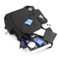 Bolso de pecho antirrobo para hombre, pequeña mochila de viaje para mujer, bolso impermeable de nailon para deportes al aire libre, bandolera tipo bandolera - details 45