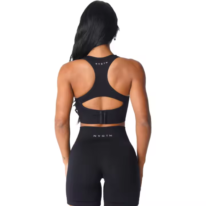 Sujetador Deportivo Mujer NVGTN Ignite Sin Costuras de Spandex Elástico Transpirable Mejora la Forma de los Pechos para Fitness y Deportes de Ocio Ropa Interior - 1