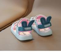 Sandalias de dibujos animados para niños y niñas, zapatos de playa suaves, informales, antideslizantes, color rosa verdoso, de 2 a 12 años - details 16