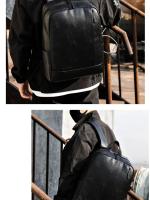Mochila de negocios para hombre, accesorio sencillo de carga USB, ligera, para viaje, 1 paquete de 15,6 pulgadas - details 11