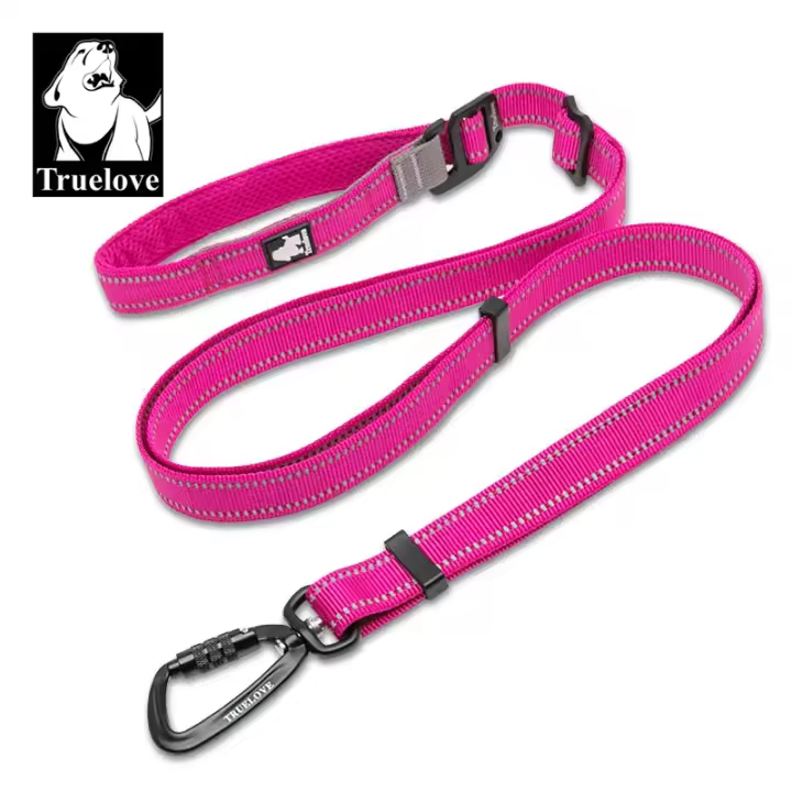 Truelove - Correa de nailon para mascotas, accesorio manos libres con candado para adiestramiento de perros, TLL2671 - 1