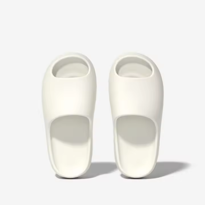 Pudín zapatillas de las mujeres de fondo grueso de verano casa baño sandalias de baño antideslizante pisando zapatillas de mierda afuera - 1