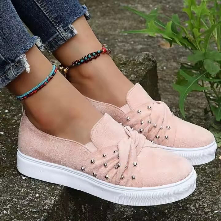 Zapatos informales para mujer, mocasines sin cordones, zapatos planos cómodos para mujer - 1