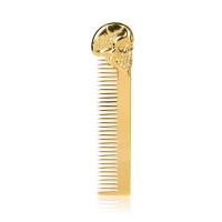 Peine de Metal para estilismo de peluquero de tamaño de bolsillo, peine profesional de aleación de Zinc para Barba para hombres, herramientas portátiles para dar forma al cuidado del bigote y antienredos - details 12