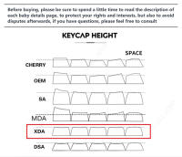 Teclas PBT de 141 teclas para juegos, Teclado mecánico MX Switch, juego blanco Simple, perfil XDA, sublimación DIY - details 0