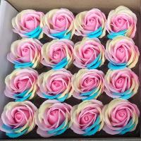Jabón de rosas grandes para decoración del Día de San Valentín, pétalos de flores artificiales, adorno de fiesta, regalo de flores, 16 unids/lote por caja - details 6