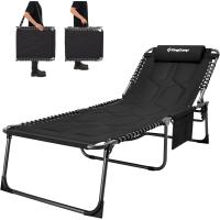 Acolchada con 5 Posiciones Soporta hasta 150kg Diseño Ergonómico Tumbona Jardin Exterior Incluye - details 0
