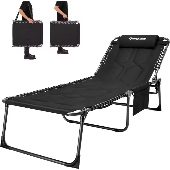 Acolchada con 5 Posiciones Soporta hasta 150kg Diseño Ergonómico Tumbona Jardin Exterior Incluye - 1