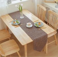 Bonenjoy, 1 pieza, camino de mesa de lino y algodón, Color sólido, decoración para mesa de comedor, banquete, mantel para el hogar, 30x16 0/30x18 0/30x21 0/30x240cm - details 12