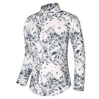 Camisas Casuales para Hombres Impresión de Moda, Elástica, Sin Hierro, Talla Grande - details 12