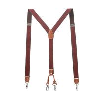 Tirantes elásticos de 2,5 cm de ancho para hombre con 4 ganchos en forma de Y, una camisa, usable, utilizada para pantalones - details 0