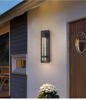 Lámpara LED de pared impermeable para exteriores, moderna y minimalista, de cristal, IP65, para balcón, pasillo, patio - details 5