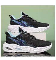Zapatos De Hombre antideslizantes transpirables De malla De verano De tiro alto con logotipo De marca, Zapatos deportivos informales para correr para Hombre - details 19