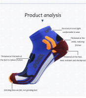 Coolmax-calcetines de compresión de algodón para correr, medias térmicas transpirables para ciclismo al aire libre, baloncesto y esquí - details 5