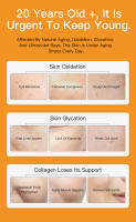 Disaar-Juego de cuidado Facial con vitamina C, limpiador Facial que desvanece las ojeras, crema para ojos, esencia para aclarar las manchas, cuidado VC - details 2