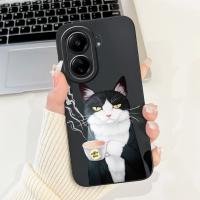 Funda de teléfono para Xiaomi Redmi 13C 4G 5G, cubierta trasera de silicona mate suave para Redmi 13 4G 13R 5G, estilo gótico, moda femenina - details 30