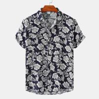 Camisa vaquera hawaiana para hombre, top de manga corta de secado rápido, ropa de vacaciones, entretenimiento en la playa, verano - details 8