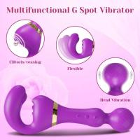 Empaque privado SEXY 3 en 1 Varita AV Vibrador Vaginal Clítoris Punto G Estimulador de Pezones Masturbador Femenino Artículos para Adultos Juguete Sexual para - details 2