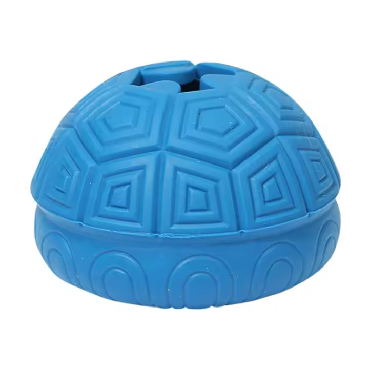 Puzle de goma Natural para perros, juguetes para masticar, dispensador de comida, goma Natural, resistente a las mordeduras - 1