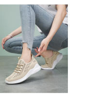 Zapatillas de running ligeras de malla con suela blanda para mujer, zapatillas deportivas informales huecas y transpirables - details 11