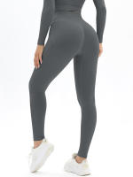 Mallas de Yoga sin costuras para mujer, pantalones deportivos de cintura alta, Leggings de gimnasio, pantalones de entrenamiento de realce, Leggings para correr y Fitness - details 28