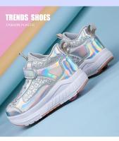 Nuevo modelo 2025 Patines deportivos en línea de 4 ruedas para niños, zapatillas deportivas de buena calidad para interiores, a la moda. - details 27