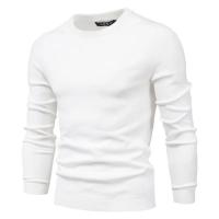 Suéter grueso de cuello redondo para hombre, jersey de punto cansado, tops de otoño e invierno - details 23