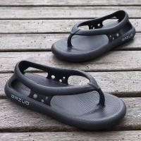 Sandalias de tacón alto para hombre y mujer, chanclas antideslizantes, resistentes al desgaste, zapatillas gruesas con camisa, verano, 2023 - details 5