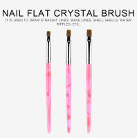 Brocha Francesa de Arte de Uñas KADS con Patrones Líneos Decoración de Alta Calidad Mango de Acrílico Herramientas de Manicura DIY para Uñas Gel Polish - details 0