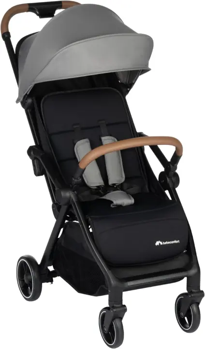 Silla Paseo Compacta, 0-4 años (22 kg máx. ), Silla Paseo Ligera para Viajar(4,5 kg), Apta para Cabina Avión, Asiento con Reclinación Total, Cesta Almacenamiento, Verde Mineral - 1