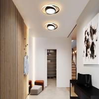 Goeco Lámpara de Techo Moderna Iluminación Nórdica Negra Decorativa de 3000K con Instalación Semi-Sencilla y Lentes LED Eficiencia de Energía - details 4