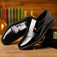 Nuevos zapatos de cuero formales para hombres zapatos casuales puntiagudos de moda casual de negocios - details 3