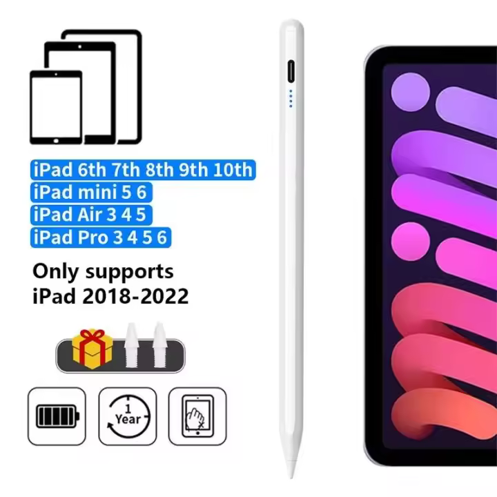 Para Apple 2 para Palma Reject Inca Pen 2022 2021 2020 2019 2018 iPad Air 4 7 8 9 Mini 5 6 lápiz óptico - 1