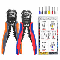 Pelacables multiherramienta, cortador de pelado automático, prensado de alambre, herramientas de reparación de electricista para corte de cables - details 0