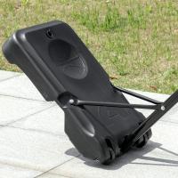 Canasta de Baloncesto para Exterior Altura Ajustable 160-210 cm Aro de Baloncesto Portátil con Ruedas Tablero de PE y Base Rellenable 76x70x197,5-254 cm Negro y Azul - details 6
