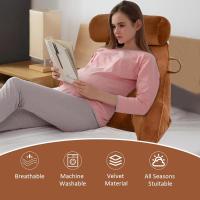 Cojín de lectura XL Almohada cervical extraíble para cama y sofá Almohada lumbar ideal para adultos con espuma viscoelástica Gris - details 31