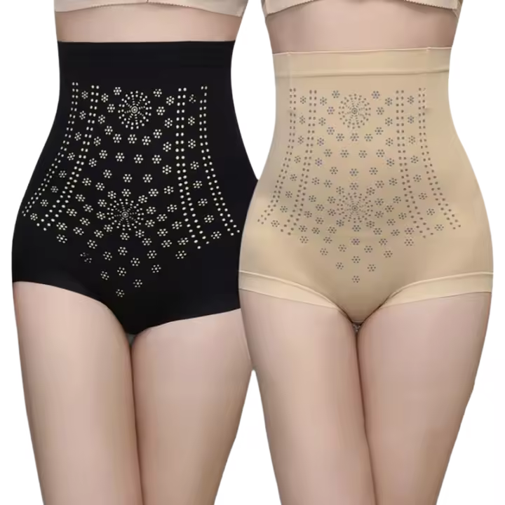 Bragas de cintura alta para mujer, corsé adelgazante, quema grasa, moldeador de cuerpo - 1