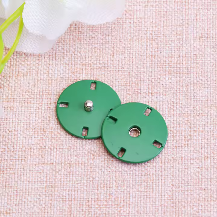 Broches de Metal para coser, botones de cierre a presión, 10 piezas, para coser ropa, chaquetas, Jeans - 1