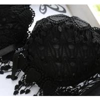 Conjunto de sujetador para mujer, conjunto de ropa interior de encaje Floral para niña, sujetador con aros, traje push-up - details 6