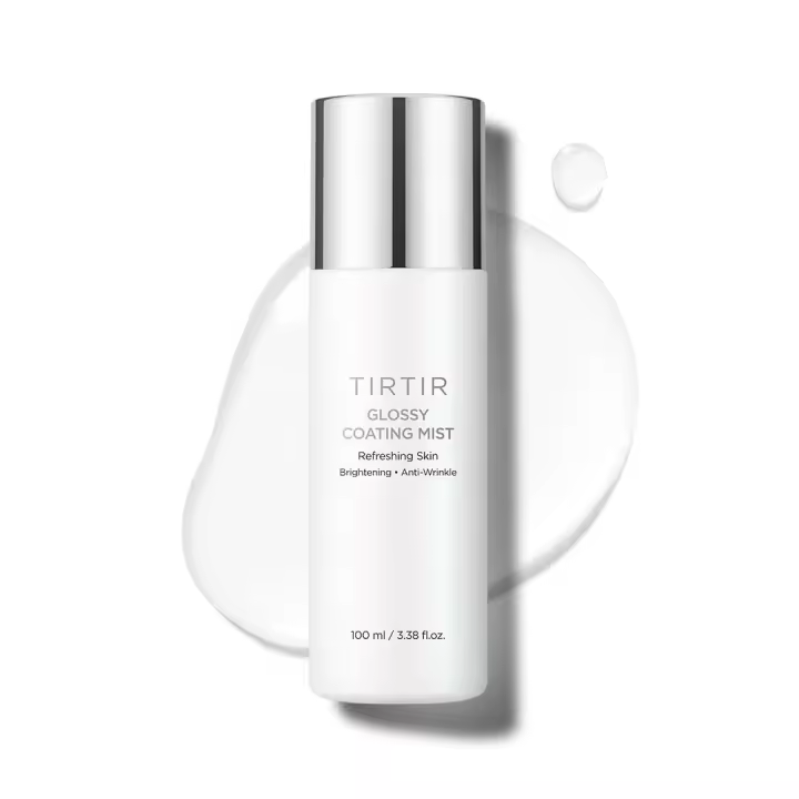TIRTIR Recubrimiento Brillante 3.38 fl. oz, niebla facial iluminadora de ácido poliglutámico para una piel fresca y radiante, refrescante, calmante y maquillaje - 1