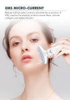 Equipo de Belleza Levantamiento y Decoloración del Hogar de las Líneas del Cuello Masajeador Reafirmante Facial Introductor de Microcorriente Cuidado de la Piel Facial - details 19