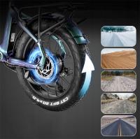 FAFREES F20 Master Bicicleta Eléctrica, Marco de Fibra de Carbono, Motor de 500W, Batería de 48V 22.5Ah, Neumáticos de 20*4,0 Pulgadas de Espesor, Frenos hidráulicos dobles, SHIMANO de 7 Velocidades, Pantalla LCD en color, Aurora Gris - details 6